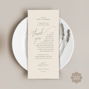 Boda Cena Lugar Establecimiento Moderno Tarjeta De