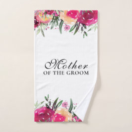 Boda color de agua floral rosa madre del novio