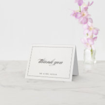 Boda con letra clásica elegante