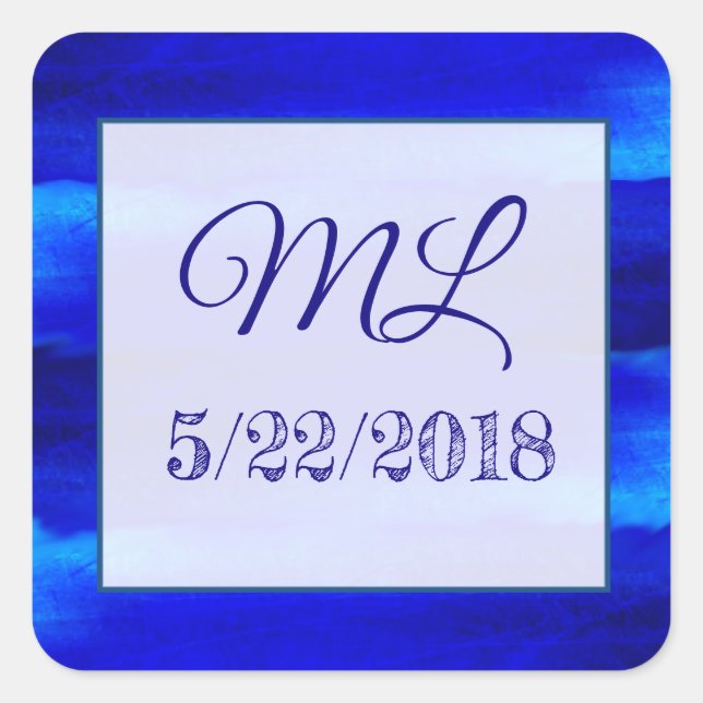 Boda con Pegatinas de novias y novios (Anverso)