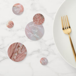 Boda Confetti encantado en rosa y lavanda