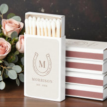 Boda Country Western Monograma de Herradura