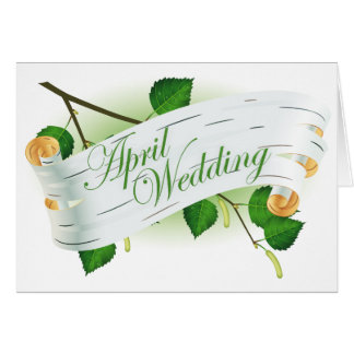 Boda de abril : hojas de la temporada :