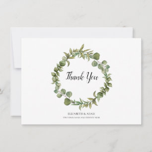 Boda de agradecimiento de vegetación de eucalipto 