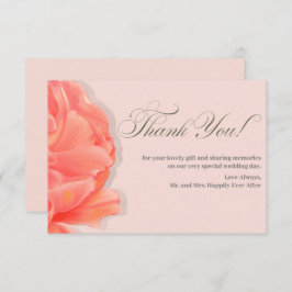 Boda de agradecimiento floral rosa rubor