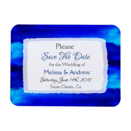 Boda de agua del océano azul salva el imán de la f