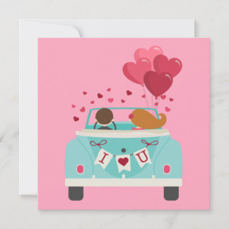 Boda de amor Personalizado de Invitación Guardar f