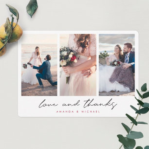 Boda de amor y agradecimiento multiCollage de foto