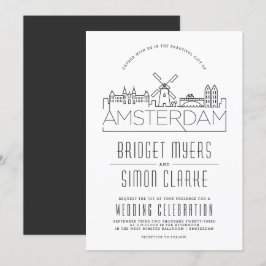 Boda de Ámsterdam | Invitación a Skyline