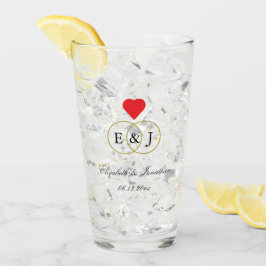 Boda de anillos entrelazados