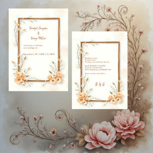 Boda de Armonía Floral Rústica de la Tierra