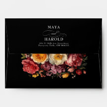 Boda de arte holandés floral negro moody barroco