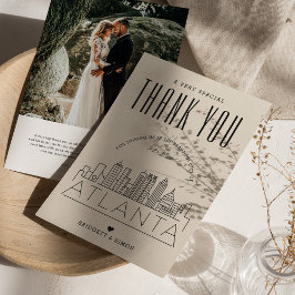 Boda de Atlanta | Gracias + Tarjeta fotográfica