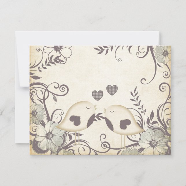 Boda de Aves de Amor (en blanco) (Anverso)