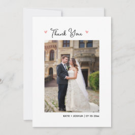 Boda de baloncesto floral Foto Tarjeta de agradeci