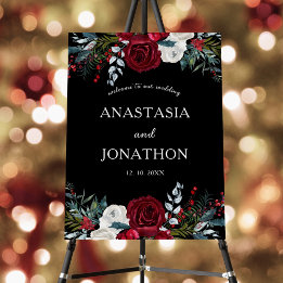 Boda de bienvenida Floral Red Rose para navidades