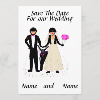Boda De Biker Guardar La Fecha/ Invitaciones