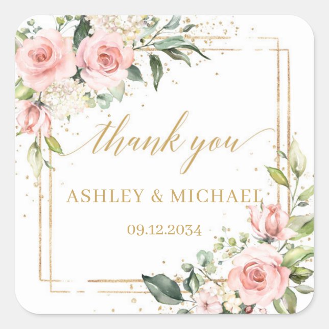 Boda de boho ruidoso y dorado pegatina (Anverso)