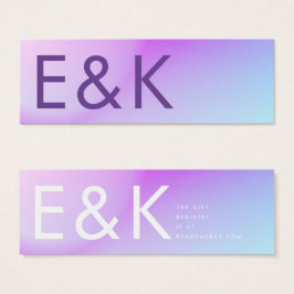 Boda de caída púrpura de gradiente ultramoderno