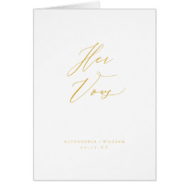 Boda de caligrafía de oro moderna le compra un lib