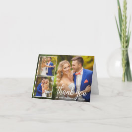 Boda de caligrafía moderna 3 Nota de Collage de fo