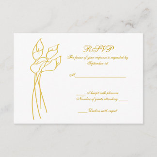 Boda de Calla Lily rsvp