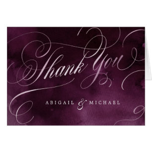 Boda de calligrafía de plum romántico