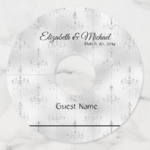 Boda de candelabro de identificación de etiquetas