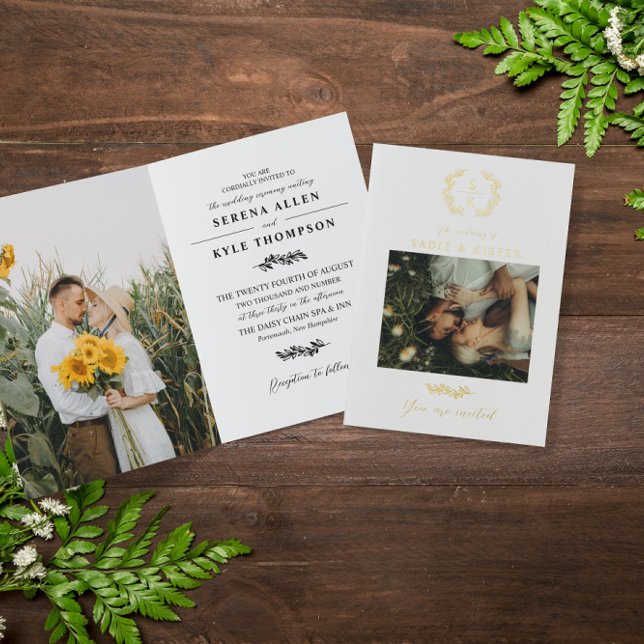 Boda de código QR de la tipografía de monograma de (Subido por el creador)