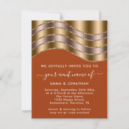 Boda de código QR Rosa de ducha de novia Rubor Cor