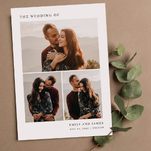 Boda de Colage de Fotos de Amor y Agradecimiento