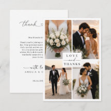 Boda de Colaje de Fotos de Amor y Agradecimiento M