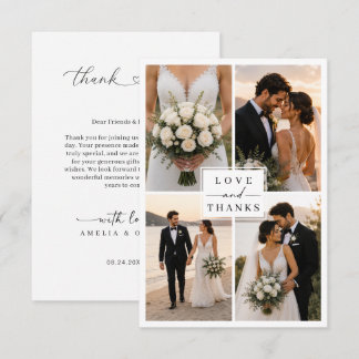 Boda de Colaje de Fotos de Amor y Agradecimiento M
