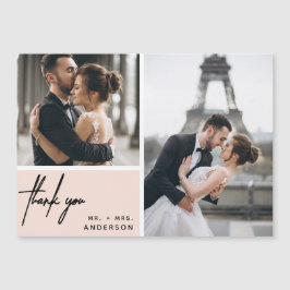 Boda de Collage de fotos moderno Rubor Rosa Gracia