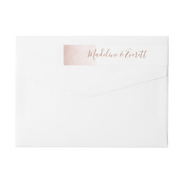 Boda de color de agua rosa y oro Rosa de Rubor