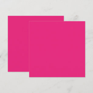 Boda de color rosa intenso Invitación de color s