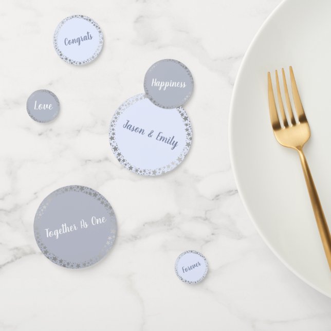 Boda de confetti de tabla (Grupo)