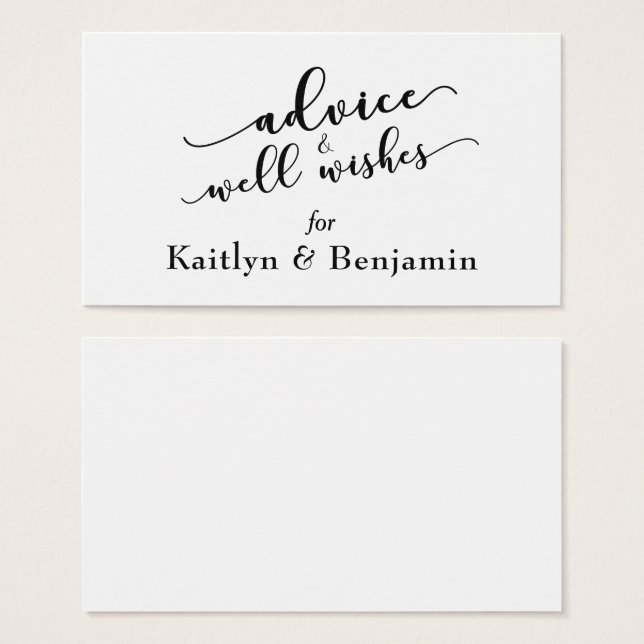 Boda de consejos y buenos deseos para negros y bla (Anverso y reverso)