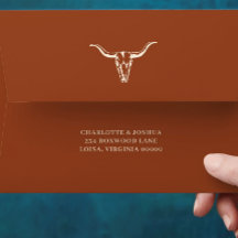 Boda de cráneo bohemio occidental simple