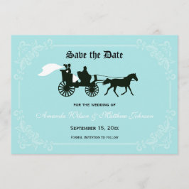 Boda de cuento de hadas salve las tarjetas de fech