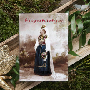 Boda de Dalecarlia tradicional sueca vintage