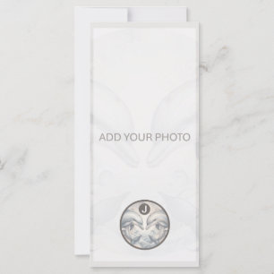 Boda de delfines Invitación fotográfica Código QR