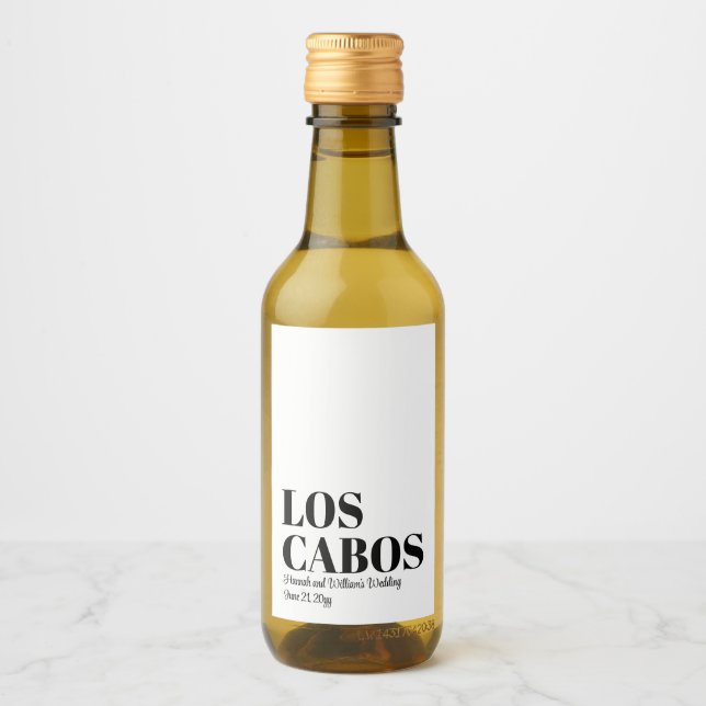 Boda de destino personalizado Bienvenidos a Los Ca (Anverso)