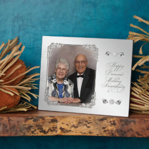 Boda de diamantes - Aniversario de la placa de la