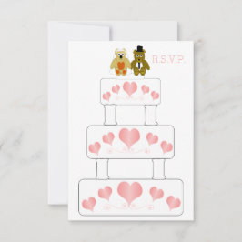 Boda de diseño de pasteles boda RSVP