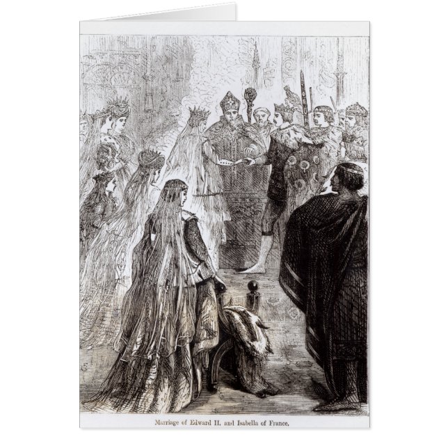Boda de Edward II y de Isabel de Francia (Frente)