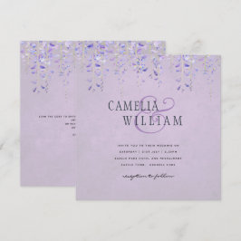 Boda de encaje de histeria púrpura moderna