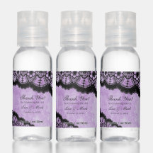 Boda de encaje negro morado gótico