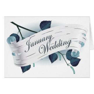 Boda de enero : hojas de la temporada :