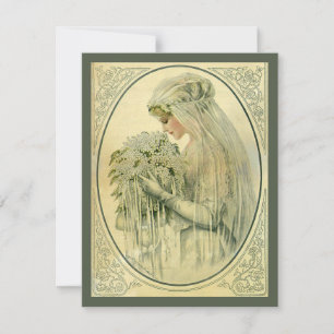 Boda de época, retrato de novia victoriana